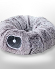 Cozy Plush Burrow Bed – Four Seasons Comfort Nest for Dachshunds, small Dogs & Cats
