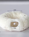 Cozy Plush Burrow Bed – Four Seasons Comfort Nest for Dachshunds, small Dogs & Cats