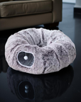 Cozy Plush Burrow Bed – Four Seasons Comfort Nest for Dachshunds, small Dogs & Cats