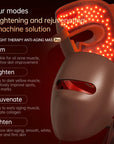 At-home red light therapy mask for skin