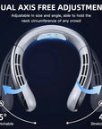 Portable personal neck fan for summer
