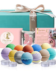 Gitano Kit Bath Bombs For Her: Diva Dawn Bubble Babe Bath Bomb Set - Luxury Aromatherapy Spa Gift