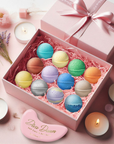 Gitano Kit Bath Bombs For Her: Diva Dawn Bubble Babe Bath Bomb Set - Luxury Aromatherapy Spa Gift