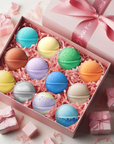 Gitano Kit Bath Bombs For Her: Diva Dawn Bubble Babe Bath Bomb Set - Luxury Aromatherapy Spa Gift
