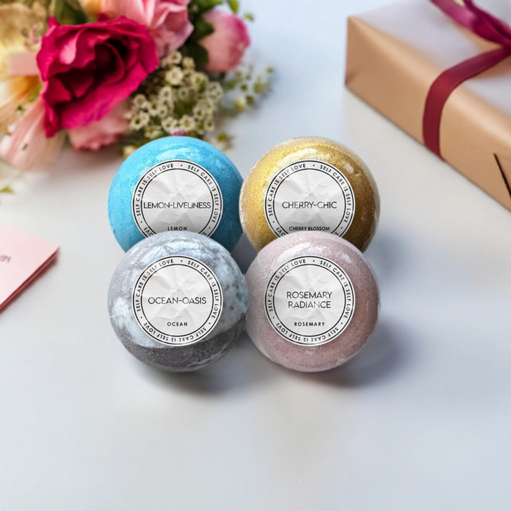 Gitano Kit Bath Bombs For Her: Diva Dawn Bubble Babe Bath Bomb Set - Luxury Aromatherapy Spa Gift