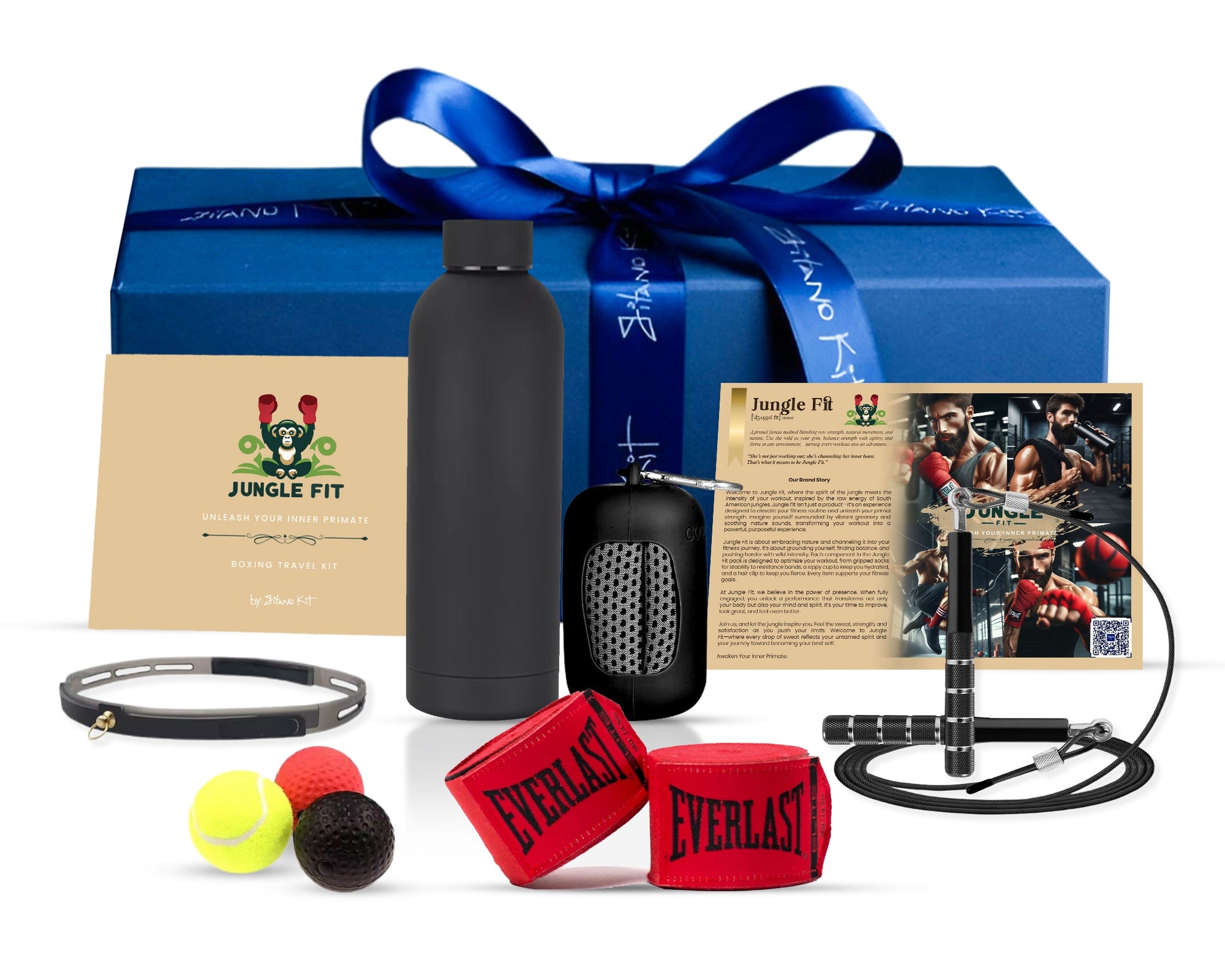 Gitano Kit Boxing Travel Fitness Kit For Fitness: Boxing Travel Set - Complete Fitness Kit for On-the-Go Training