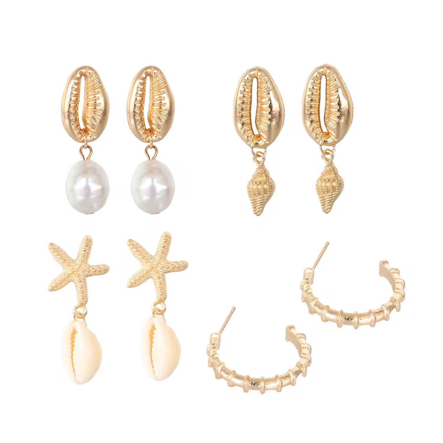 Gitano Kit Couples’ Bohemian Fashion Set For Couples: Couples Boho Set – Matching Bohemian Cardigans, Shell Jewelry, Beach Accessories & More