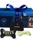 Gitano Kit Dog Toy Set For Pet: Boujee Pawz - Chewnel Plush Dog Toy Set | Stylish Designer Chew Toys for Dogs