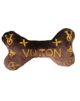 Gitano Kit Dog Toy Set For Pet: Boujee Pawz - Chewy Vuitton Plush Dog Toy Set | Luxury Designer Chew Toys for Dogs