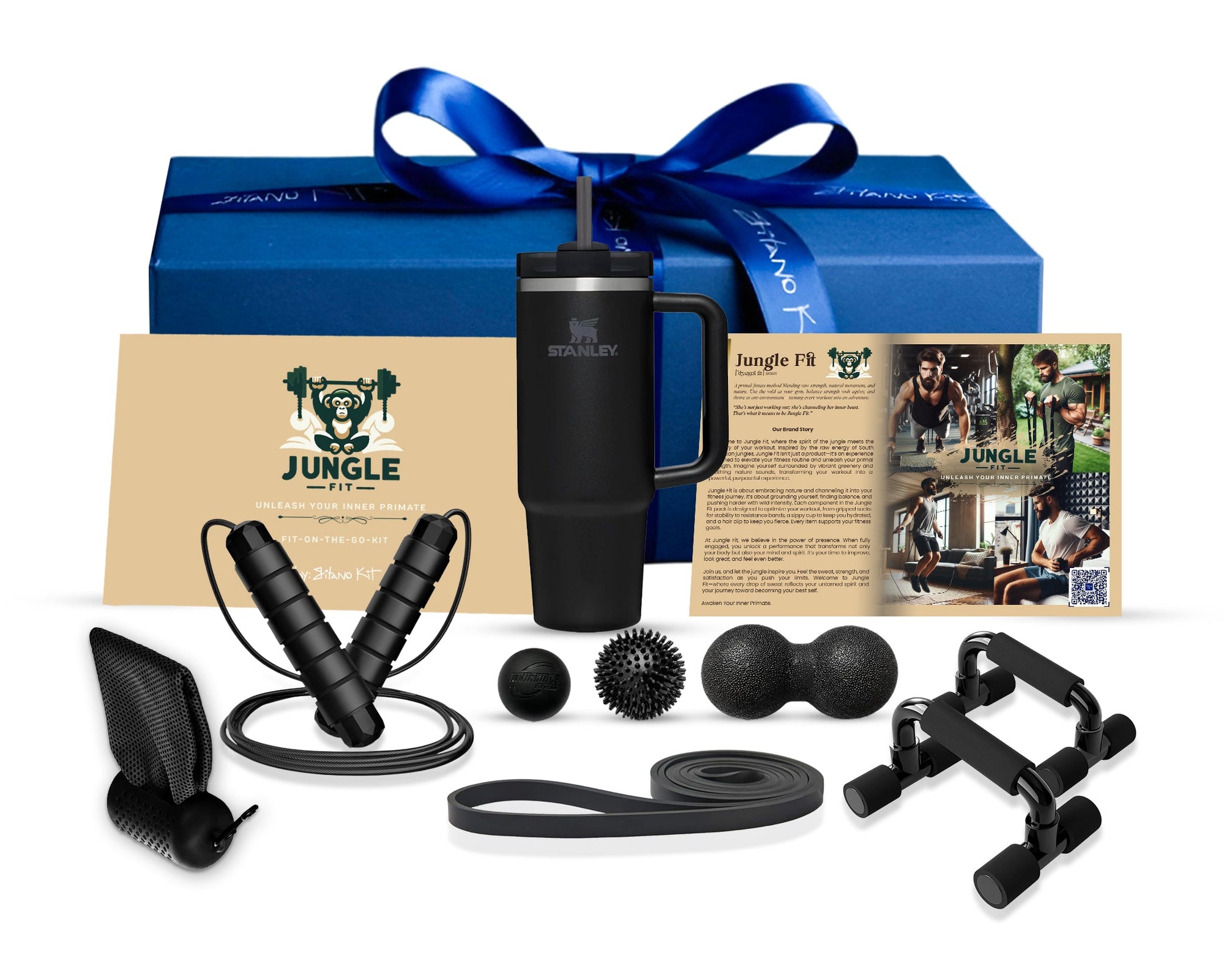 Gitano Kit Fitness Kit For Fitness: Jungle Fit - Fit-On-The-Go-Kit | Ultimate Portable Fitness Bundle