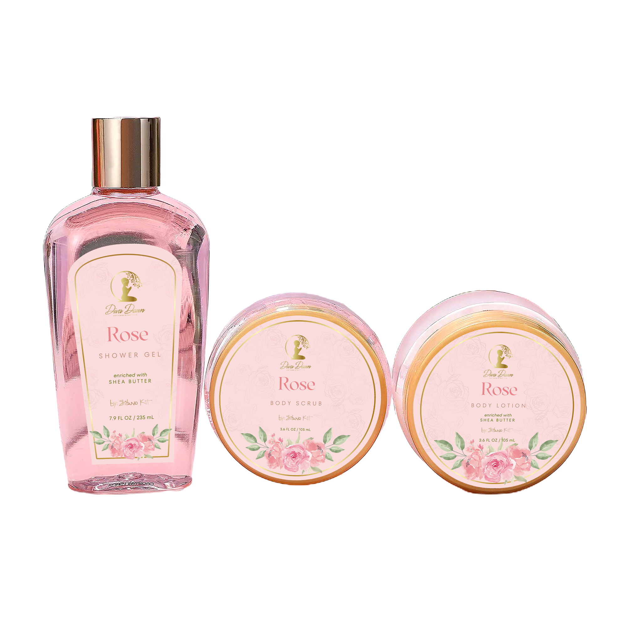 Gitano Kit Luxury Spa Gift Set For Her: Diva Dawn Spa Babe Set - Luxury 13-Piece At-Home Spa Gift Set