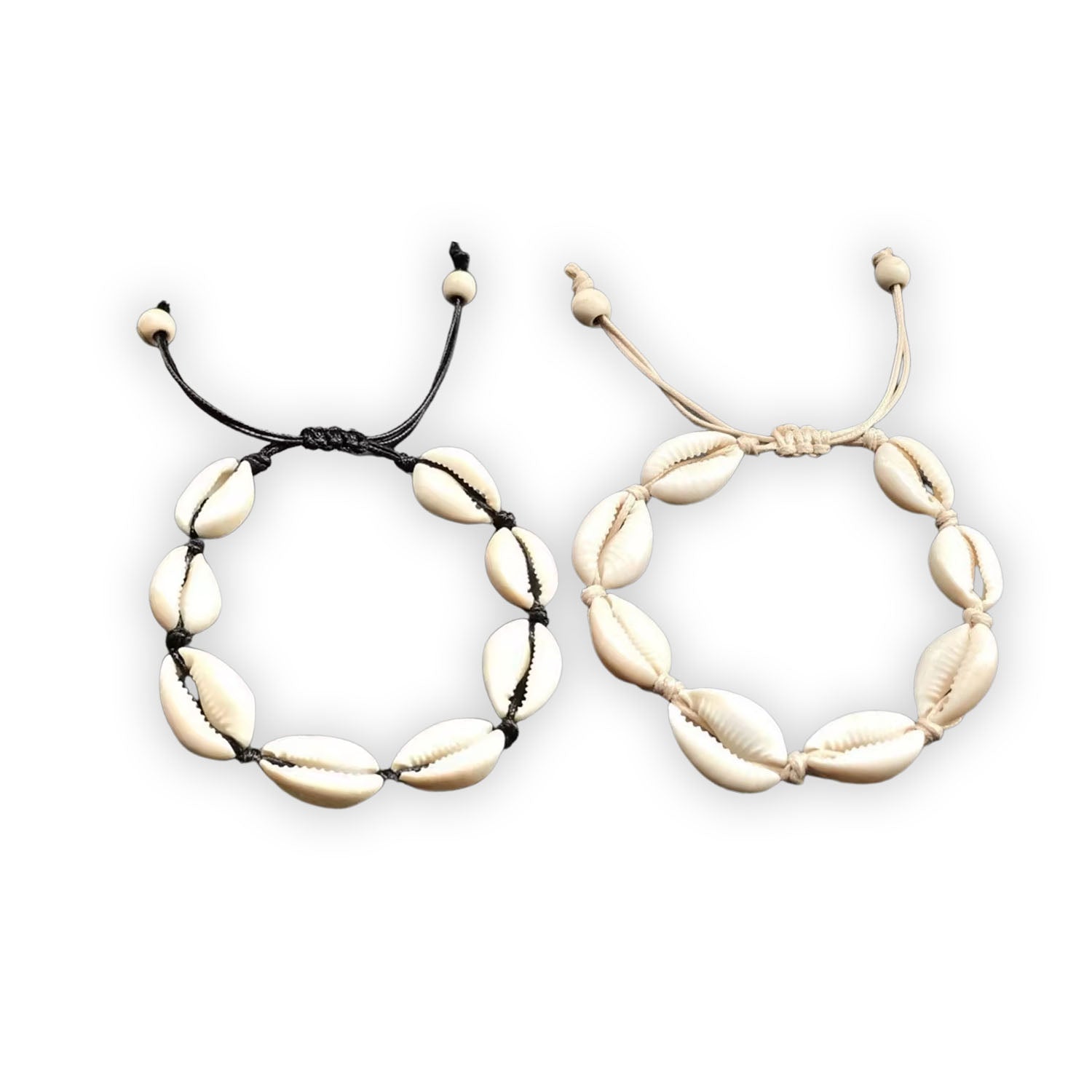 Gitano Kit Men’s Bohemian Fashion Set For Him: Boho Chic Seaside Set – Trendy Fringed Cardigan, Ethnic Bracelets, Hand Woven Shell Anklets & Conch Pendant