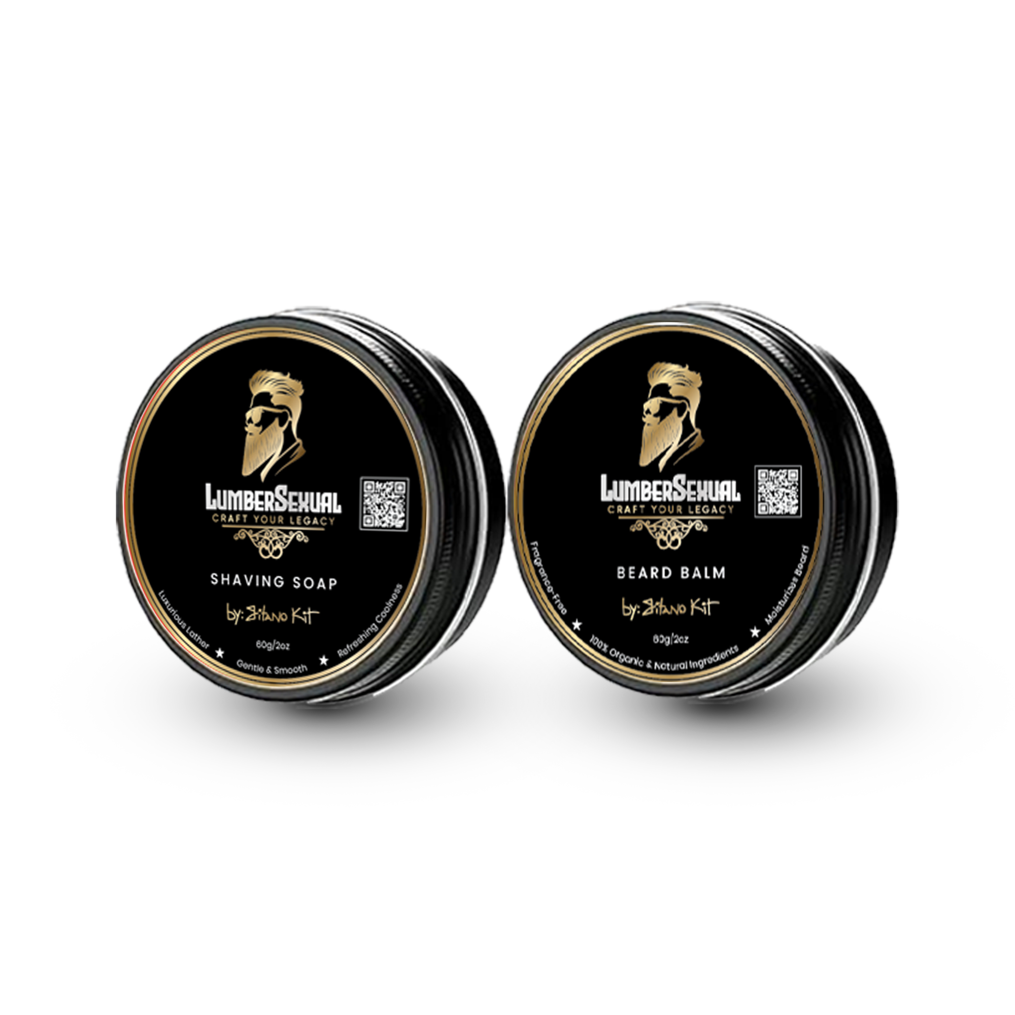 Gitano Kit Men's Grooming Kit For Him: LumberSexual Premium Beard Care Kit | 9-Piece Luxury Grooming Set