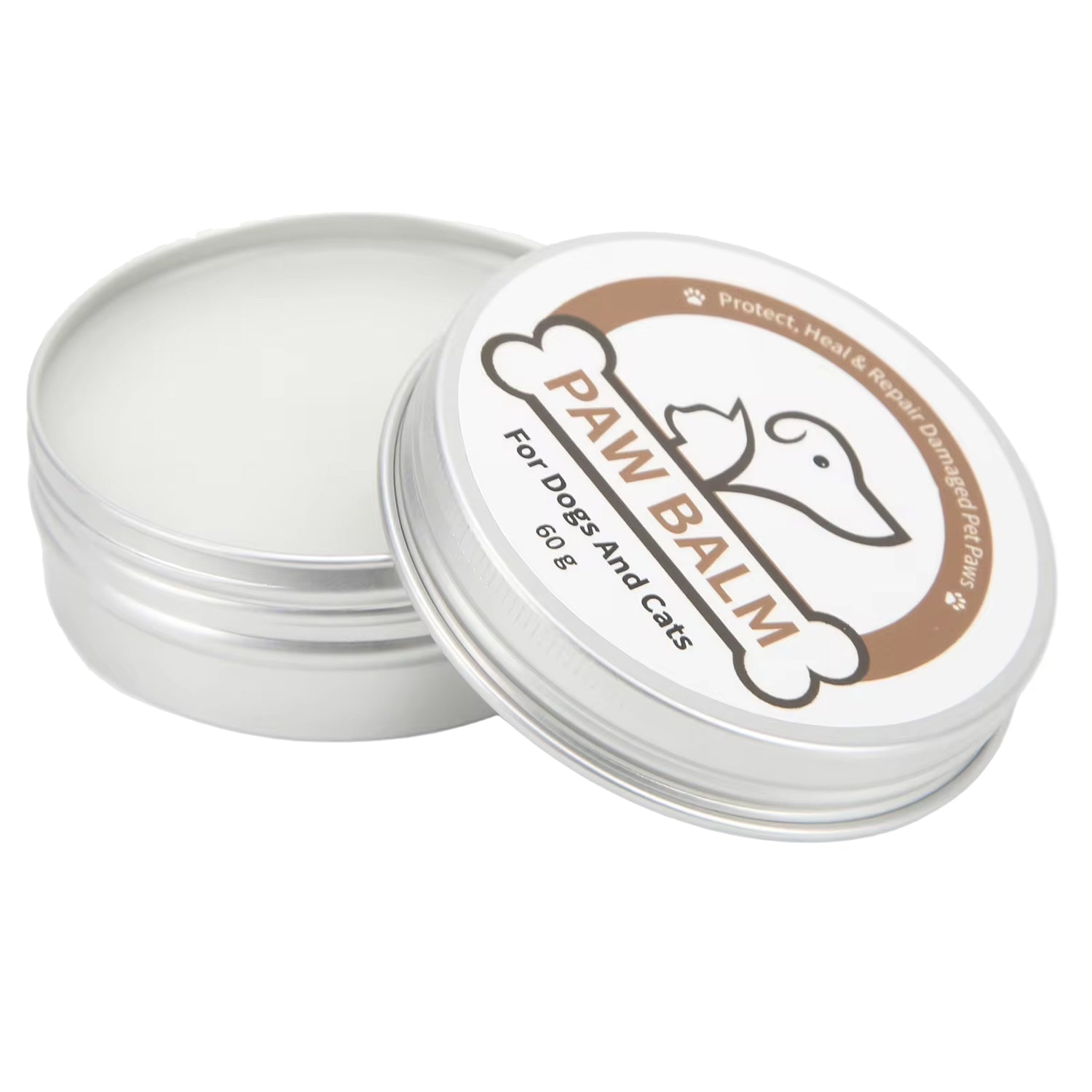 Gitano Kit Pet Grooming Set Boujee Pawz - Premium 8-Piece Dog Grooming Set & Coconut Oil Paw Pad Protection Balm