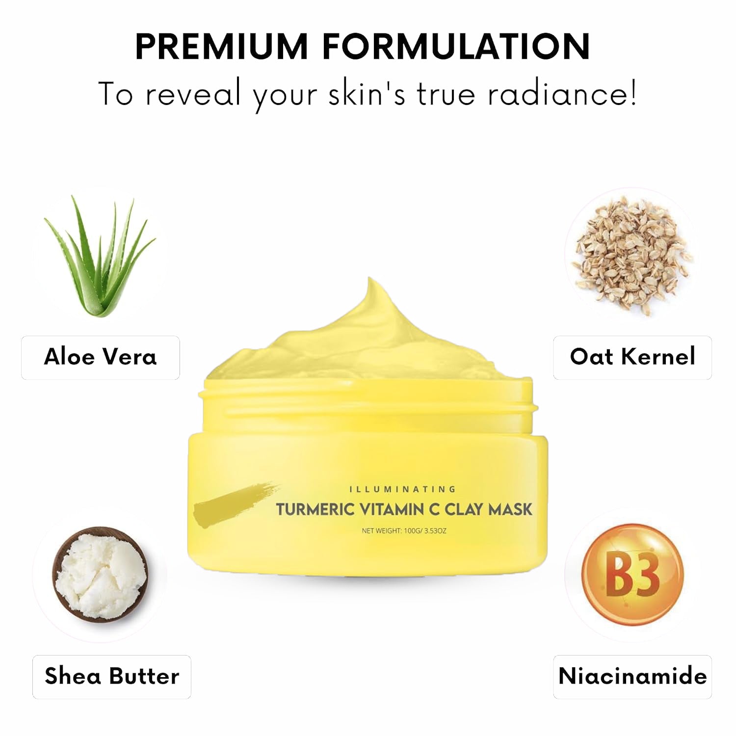 Gitano Kit Spa Kit For Her: Diva Dawn Glow Babe Spa Kit | Clay Masks, Towel Wrap, Hair Clips & Gel Masks