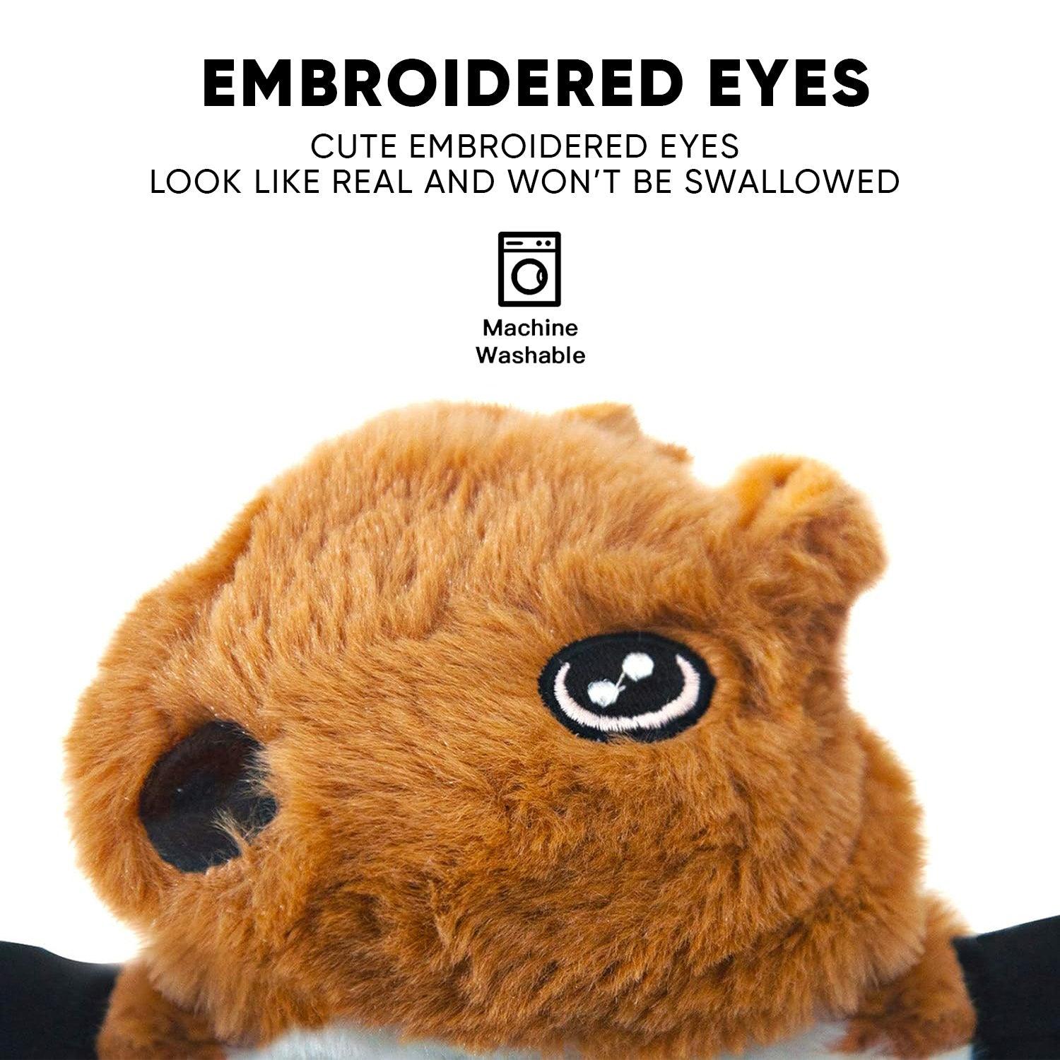 Gitano Kit Squeaky Toy For Pet: Furry Pawz Durable Squeaky Dog Toy for Large and Small Dogs - Non-Toxic, Interactive, and Chew-Resistant