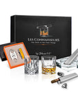 Gitano Kit Whiskey and Cigar Set For Fun: Les Connaisseurs - Premium Whiskey & Cigar Set