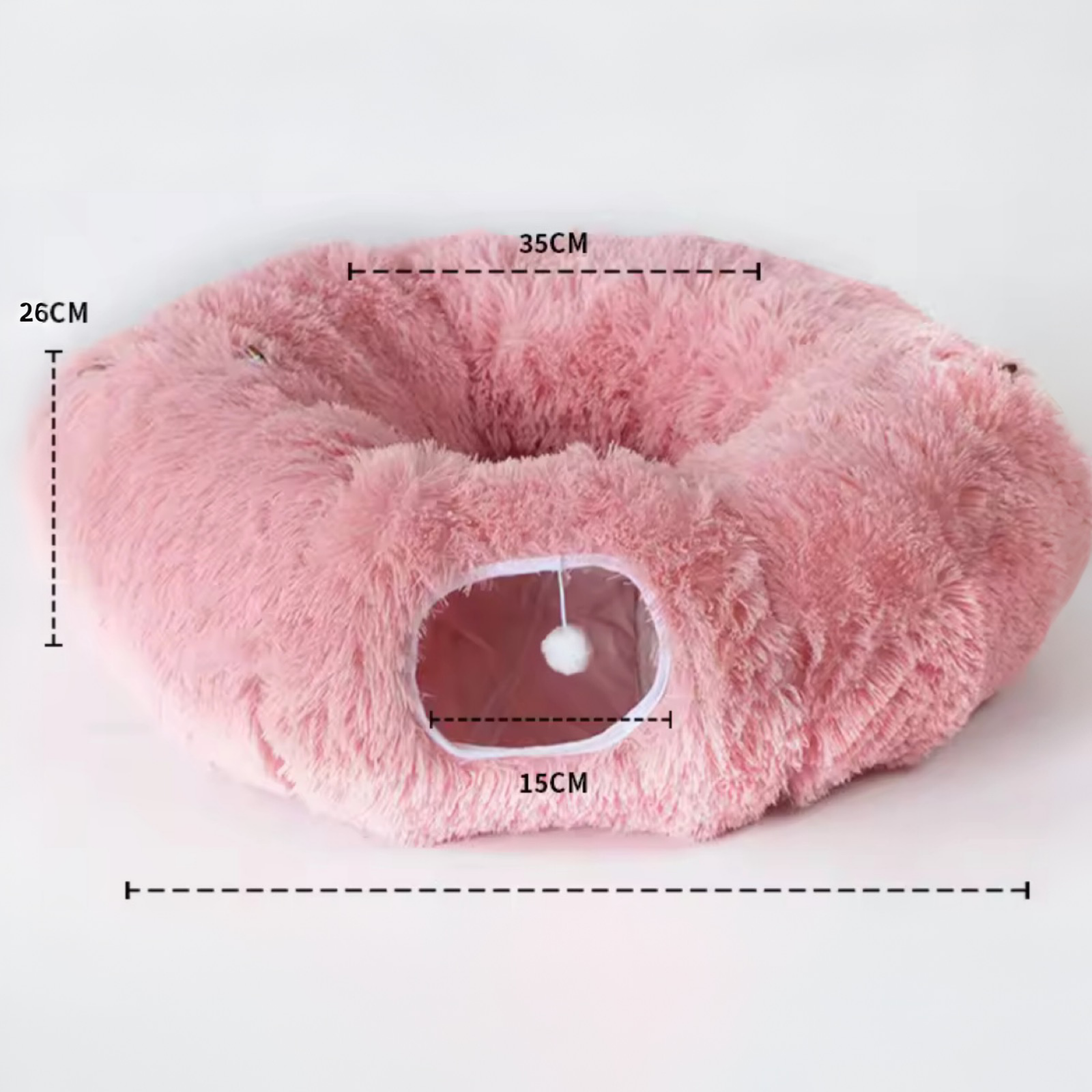 Cozy Plush Burrow Bed – Four Seasons Comfort Nest for Dachshunds, small Dogs &amp; Cats