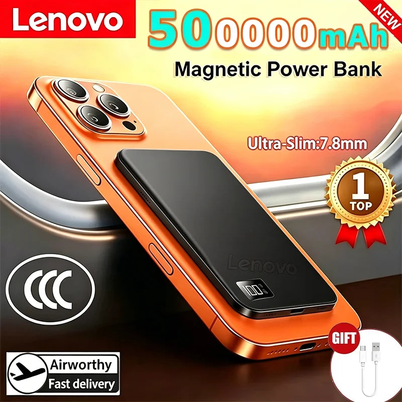 Magnetic wireless power bank MagSafe portable charger