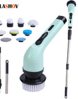 Electric spin scrubber cordless cleaning brush