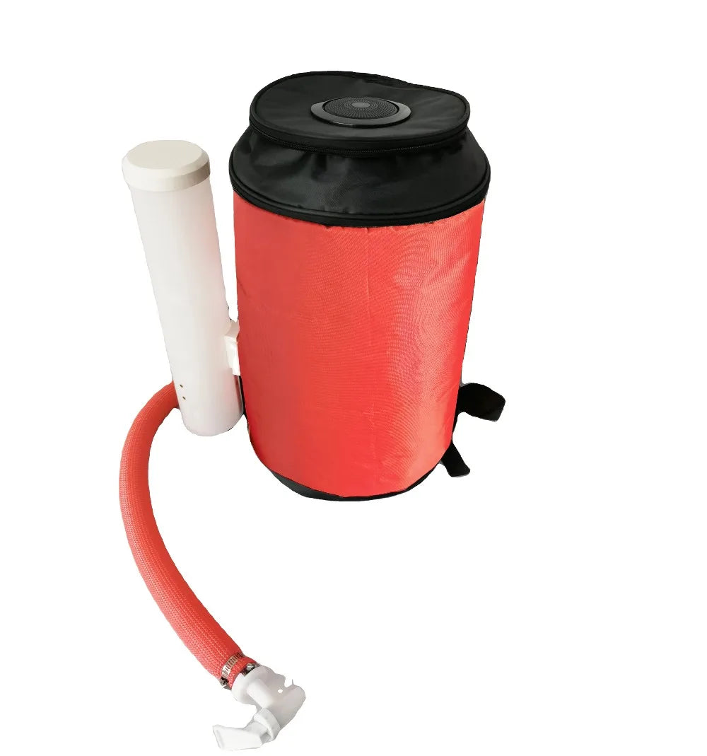 Insulated cooler bag with drink dispenser