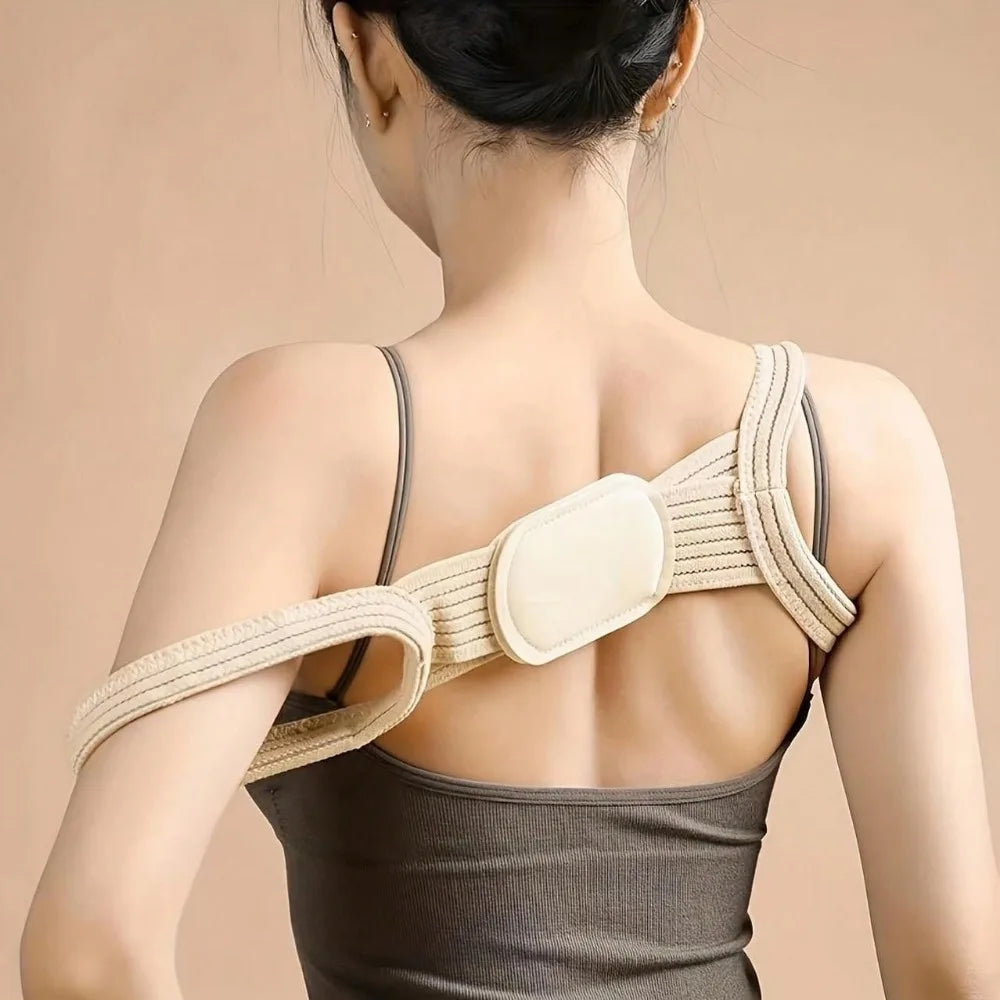 Adjustable posture corrector back support brace