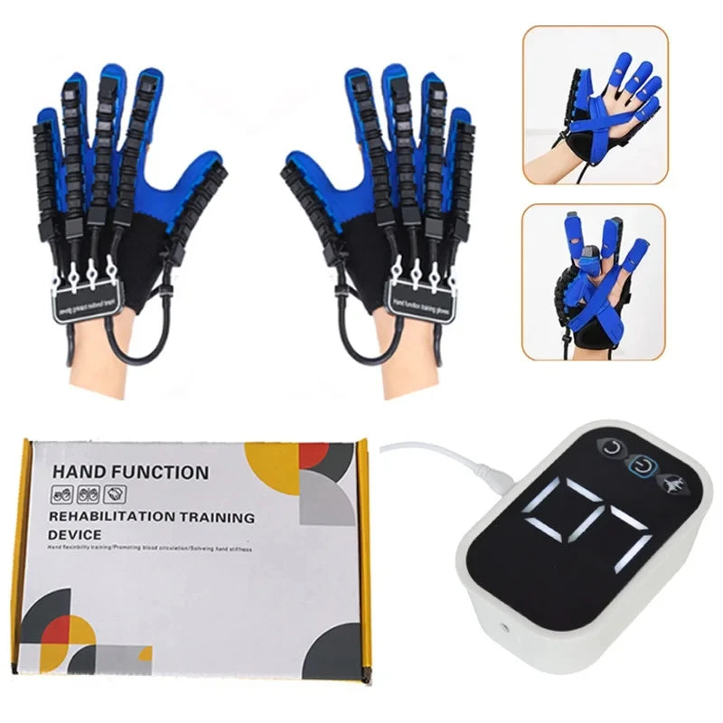 Hand mobility therapy glove finger rehabilitation device