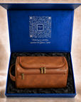 Leather Dopp Kit — Travel Toiletry Bag for Men