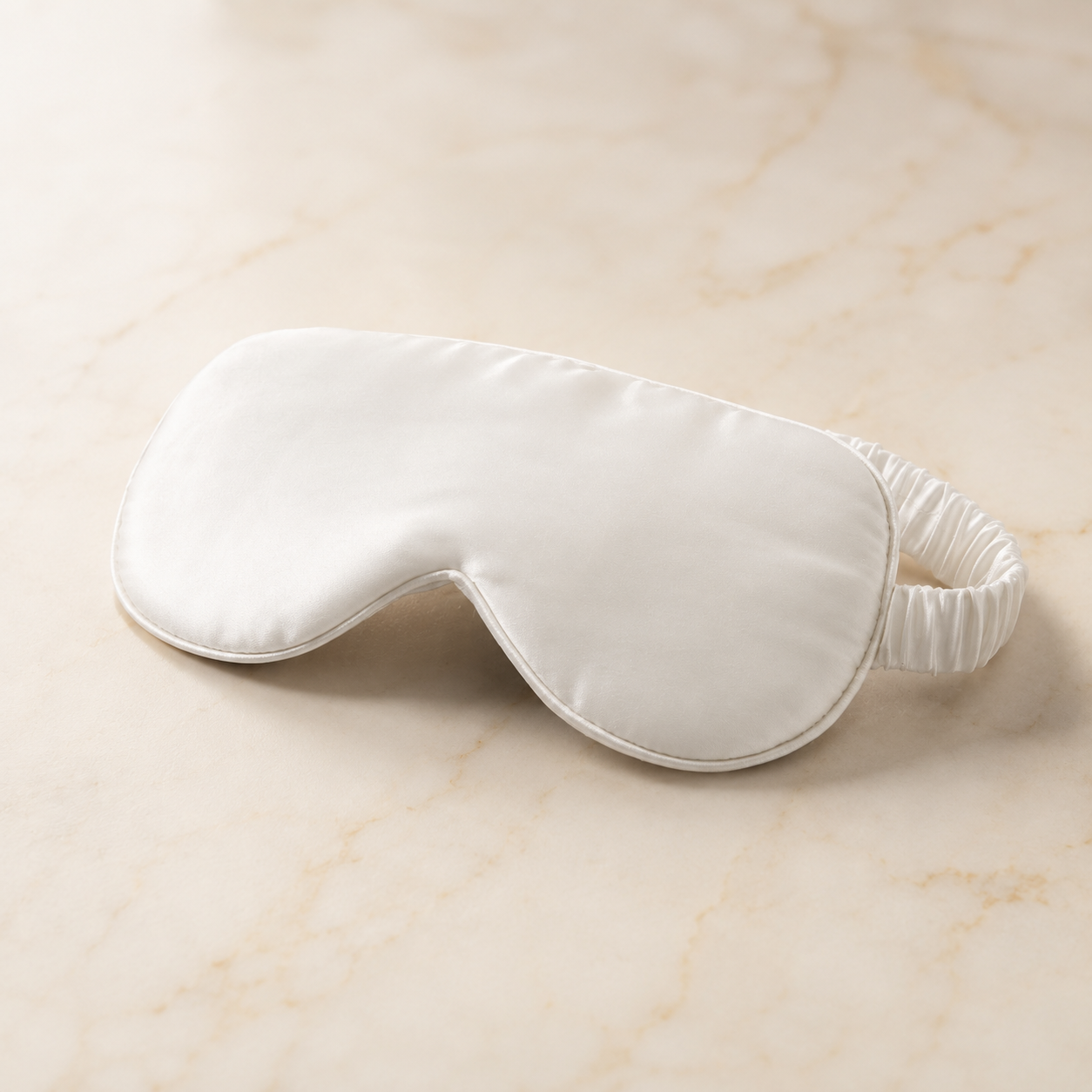 White mulberry silk sleep mask — First Semester Survival university care package