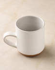 White matte handmade ceramic mug — First Semester Survival university care package
