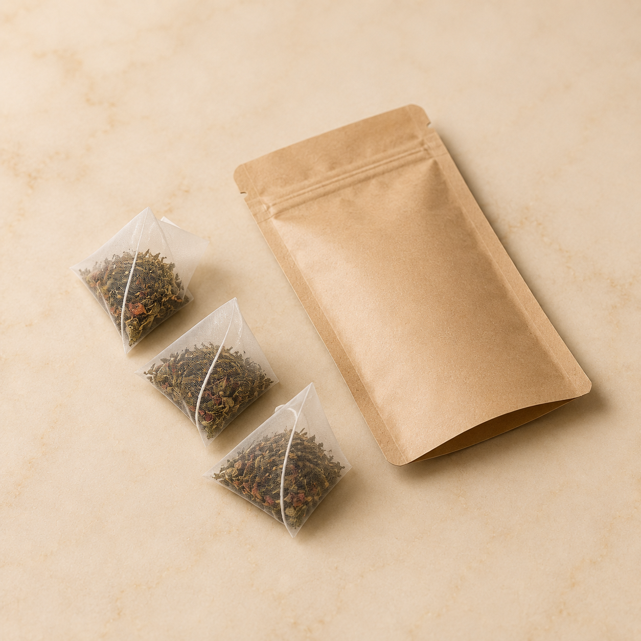 Loose-leaf tea sachets — First Semester Survival university care package