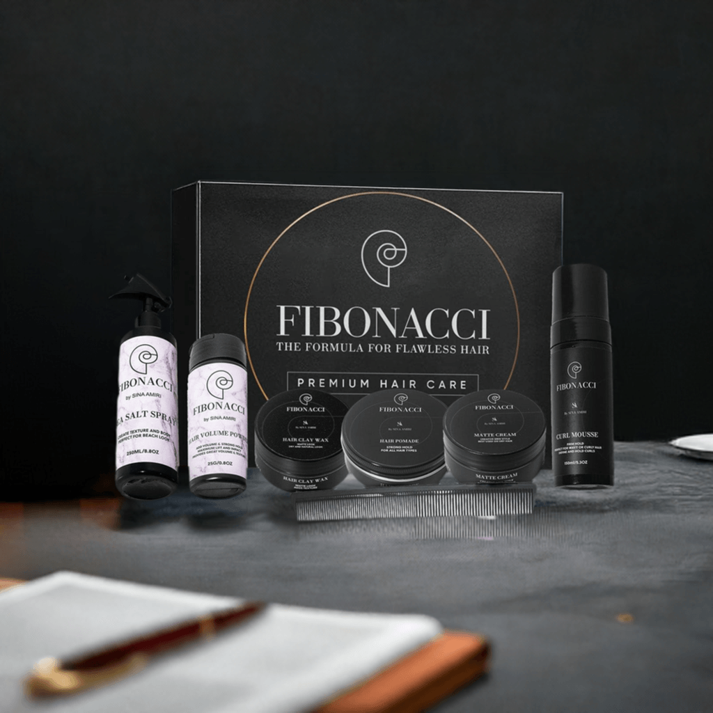 Gitano Kit Hair Products For Him: Fibonacci Premium Hair Care Set for Men | Luxury Styling Kit with Natural Ingredients