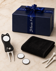 Golf Gift Set for Men — Divot Tool, Ball Markers & Towel