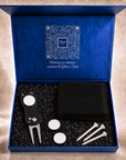 Golf Gift Set for Men — Divot Tool, Ball Markers & Towel