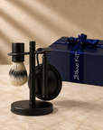 Safety Razor Shaving Set — Razor, Brush & Stand